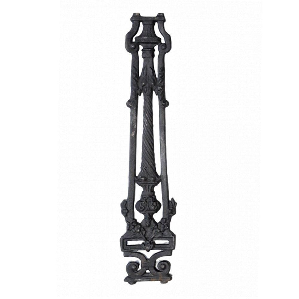 Grade Em Ferro Fundido N09 Espada Varanda Sacada 83X28Cm