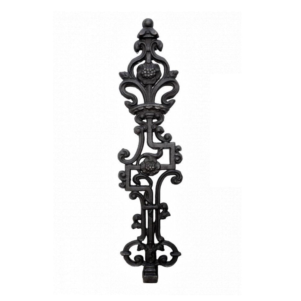 Grade Ferro Fundido N49 Copa De Rosa Varanda Sacada 86X21Cm