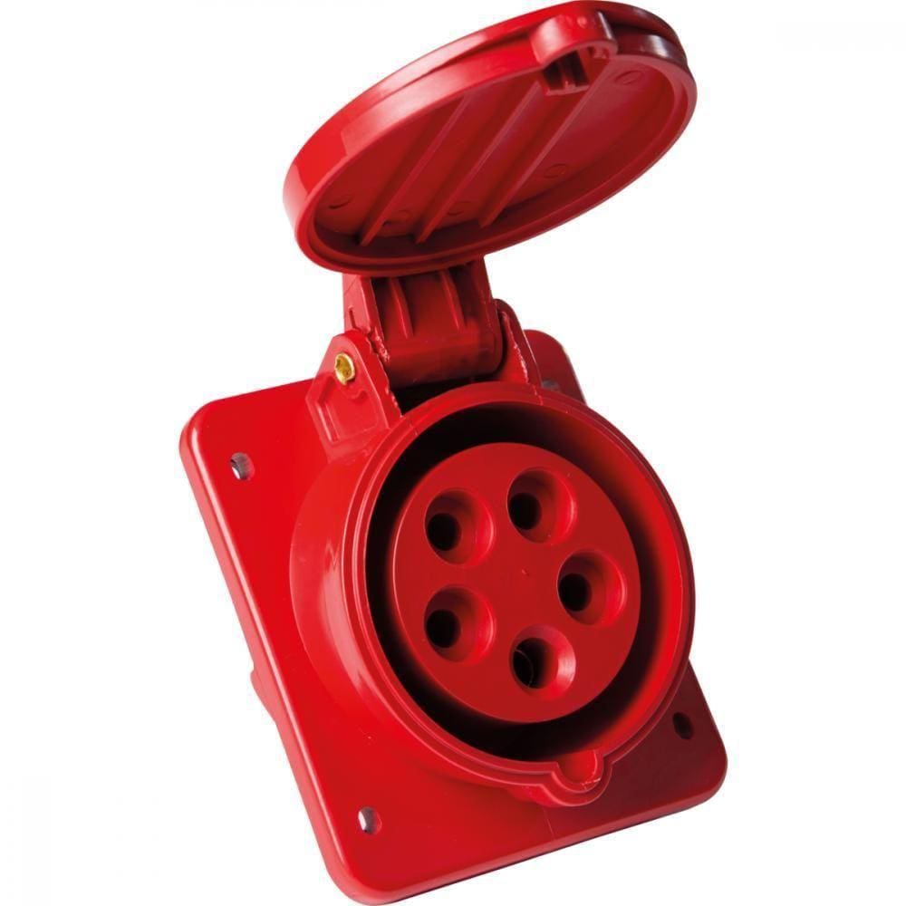 Tomada de Embutir Industrial 3p+n+t 32 A 380-415 Vca 6 H