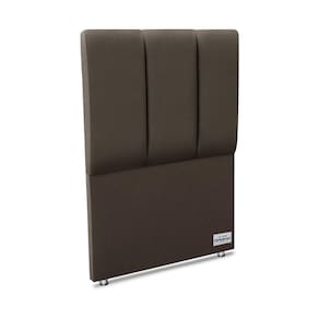 Cabeceira South Linho Marrom Solteiro 11x90x125 Linho