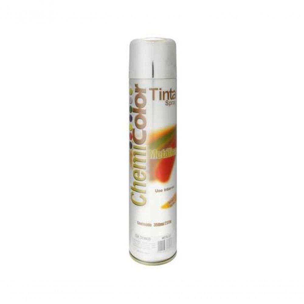 Tinta Spray Chemicolor Metálica Cromado 350ml