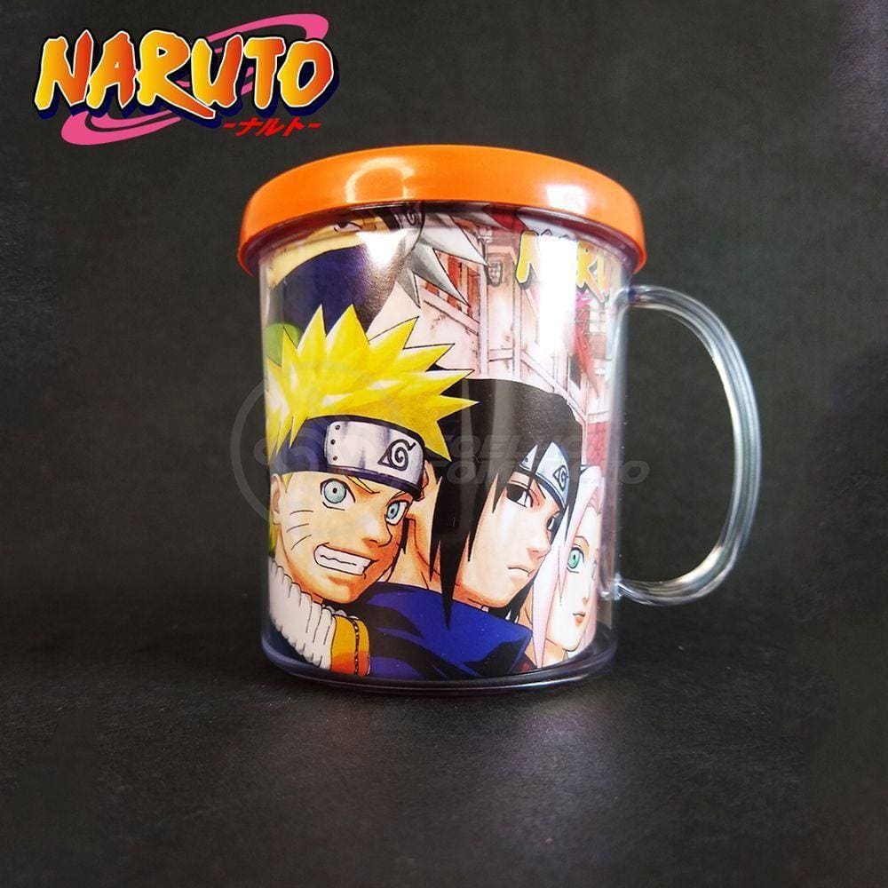 Kit Boneco Naruto Shippuden 15 Cm + Caneca Time 7 350 Ml