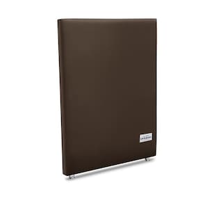 Cabeceira Sena Veluto Marrom Solteiro 12x90x125 Camurça