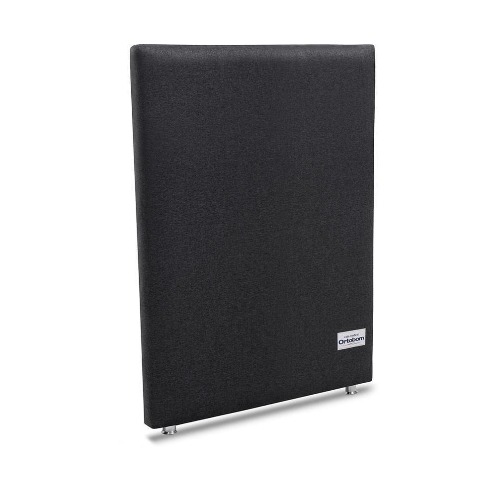 Cabeceira Sena Linho Cinza Solteiro 12x90x125 Linho