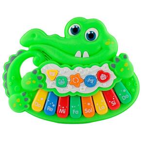 Teclado Infantil Piano Musical Tambor com Musica e Led - Fungame CPO56707