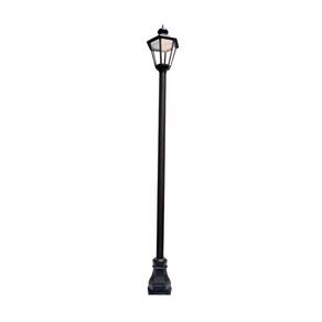 Poste Milano Jardim Luminária Italiana G Led Alumínio 410cm
