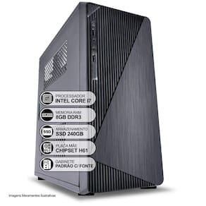 Computador Desktop Intel Core I7 3º Geração 8Gb Ram 240gb