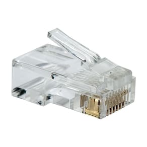 Conector Plug Modular Rj-45 Cabo De Rede Cat6 8X8