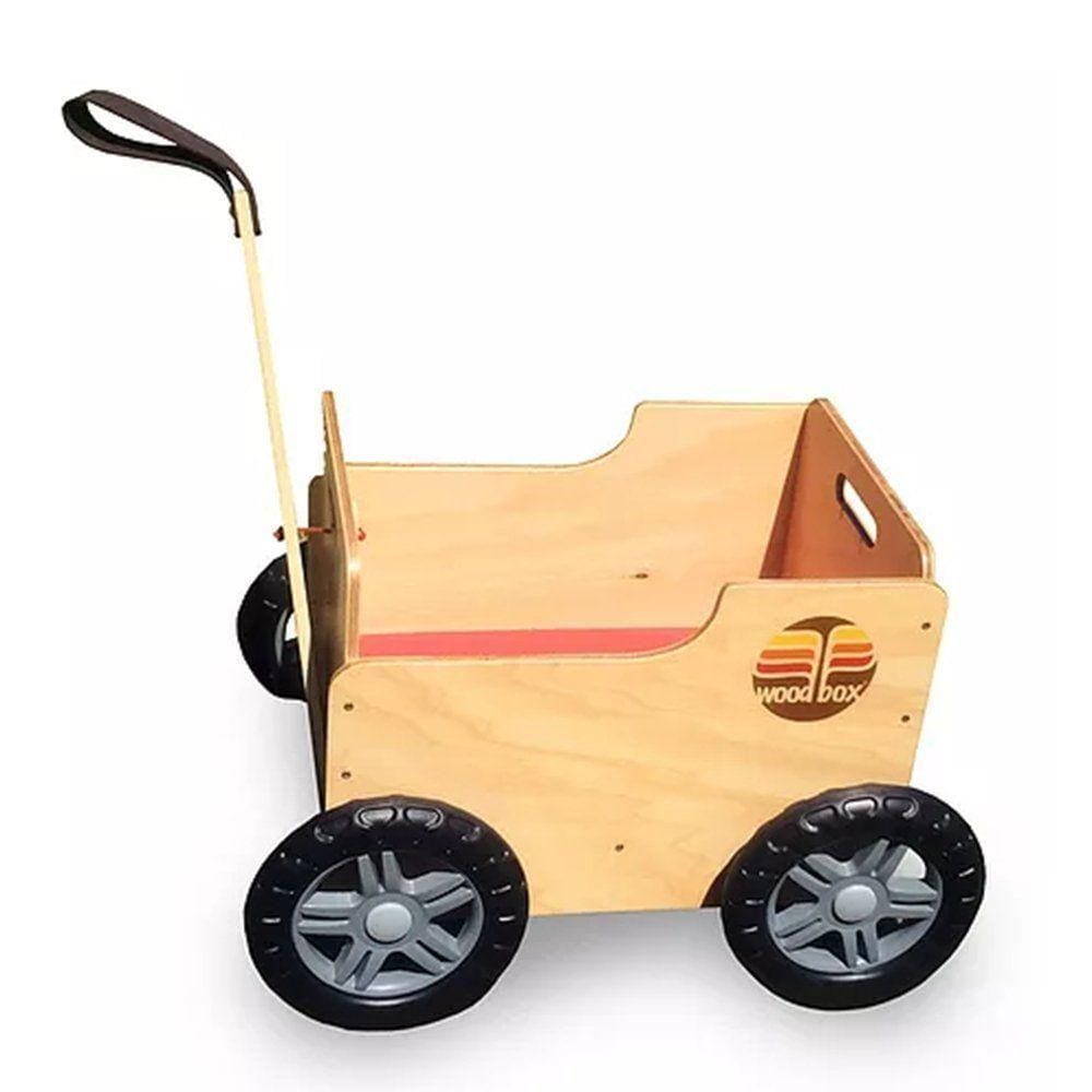 Woodbox - Carrinho Multiuso De Madeira - Camará