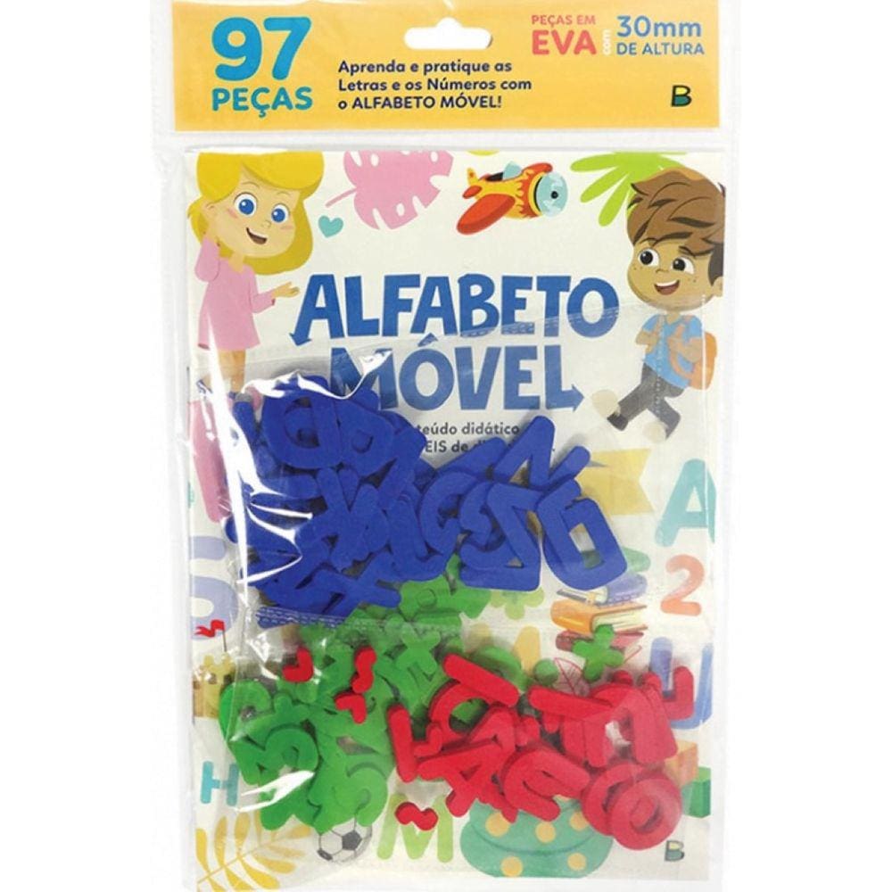 Alfabeto Móvel: Letras e Números