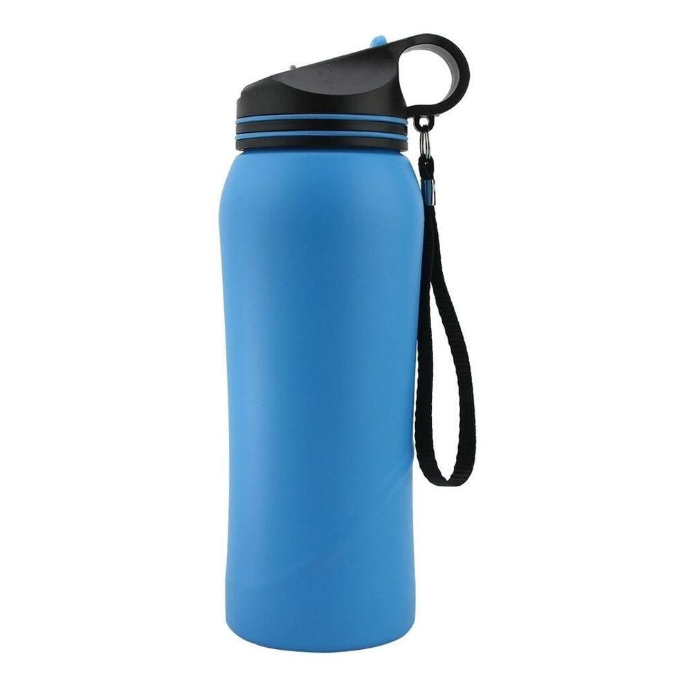 Squeeze Inox 800ml Fitness Garrafa Para Academia Sport
