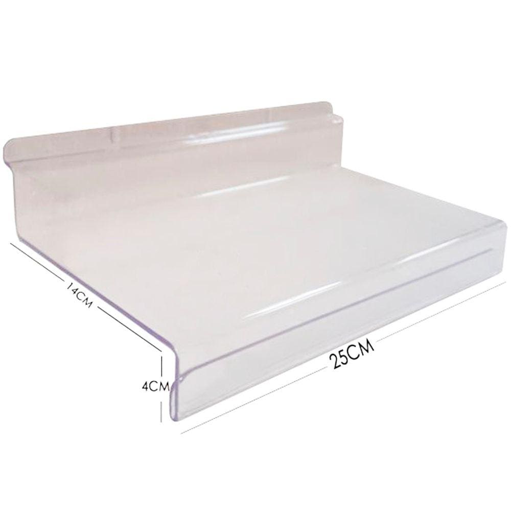 Suporte em Acrílico para Tênis - 25cm x 14cm - Kit 20 PEÇAS