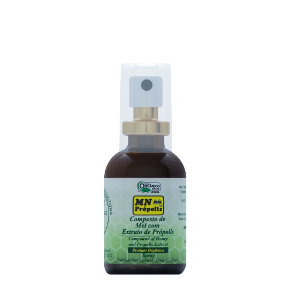 Kit 2X Extrato De Própolis Spray Mnfood 35Ml