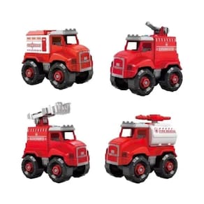 Caminhão Bombeiros City Machine Brinquedo 2 in 1 - BR1698