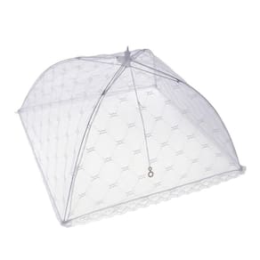 Kit 2 Peças Protetor Alimentos Renda Cobre Bolo Fruta 43CM