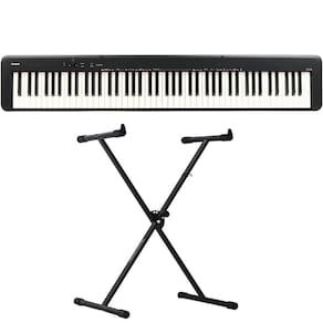 Piano Digital Casio CDP-S160 Preto - 88 Teclas + Suporte em X