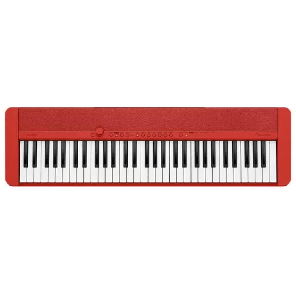 Teclado Casio Digital Casiotone CT-S1 Arranjador Vermelho 61 Teclas