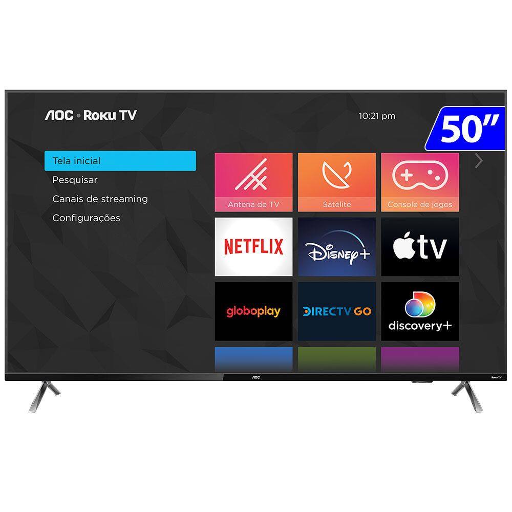 Roku Tv Aoc Casas Bahia