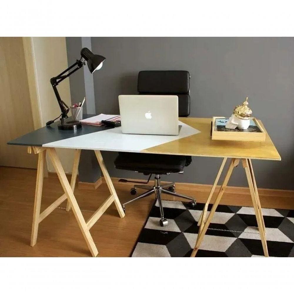 Cavalete De Madeira Pinus 80 P/ Bancada