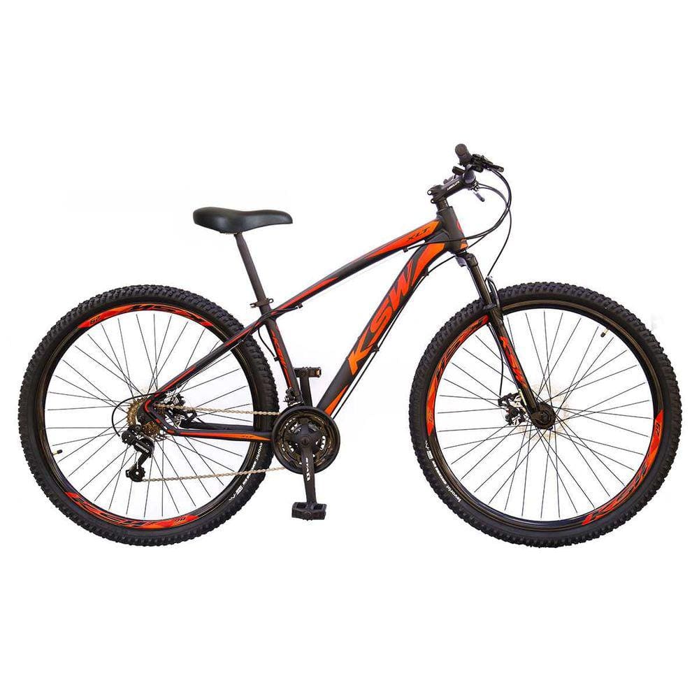 Mountain Bike Aro 29 KSW XLT 21 Marcha Freio Disco Suspensão