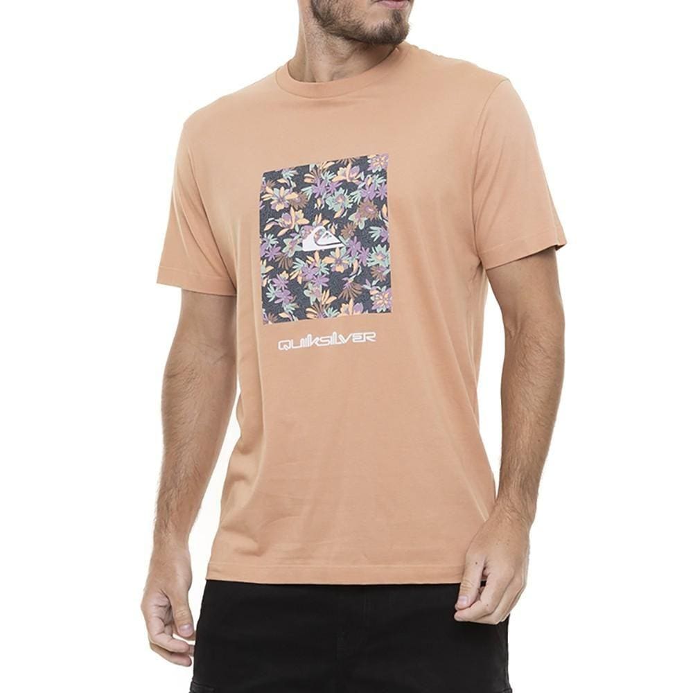 Camiseta Quiksilver Sunday Stroll Box Masculina Rosa