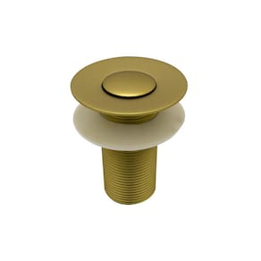 Válvula Lavatório Banheiro Pia Click Dourado Gold Fosco Luxo