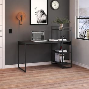 Mesa c/Estante Alta 135X64X115cm C/03 Prateleiras
