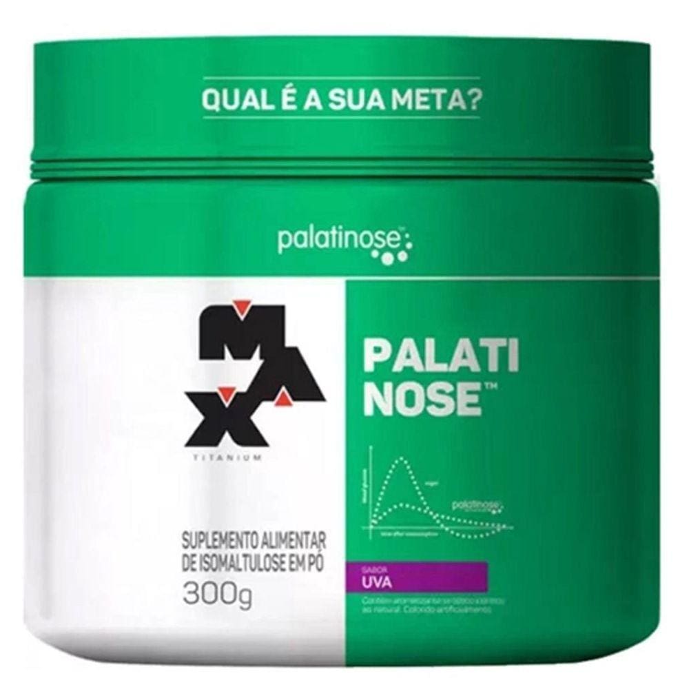 Palatinose em Pó Max Titanium Pote 300g Sabor Uva