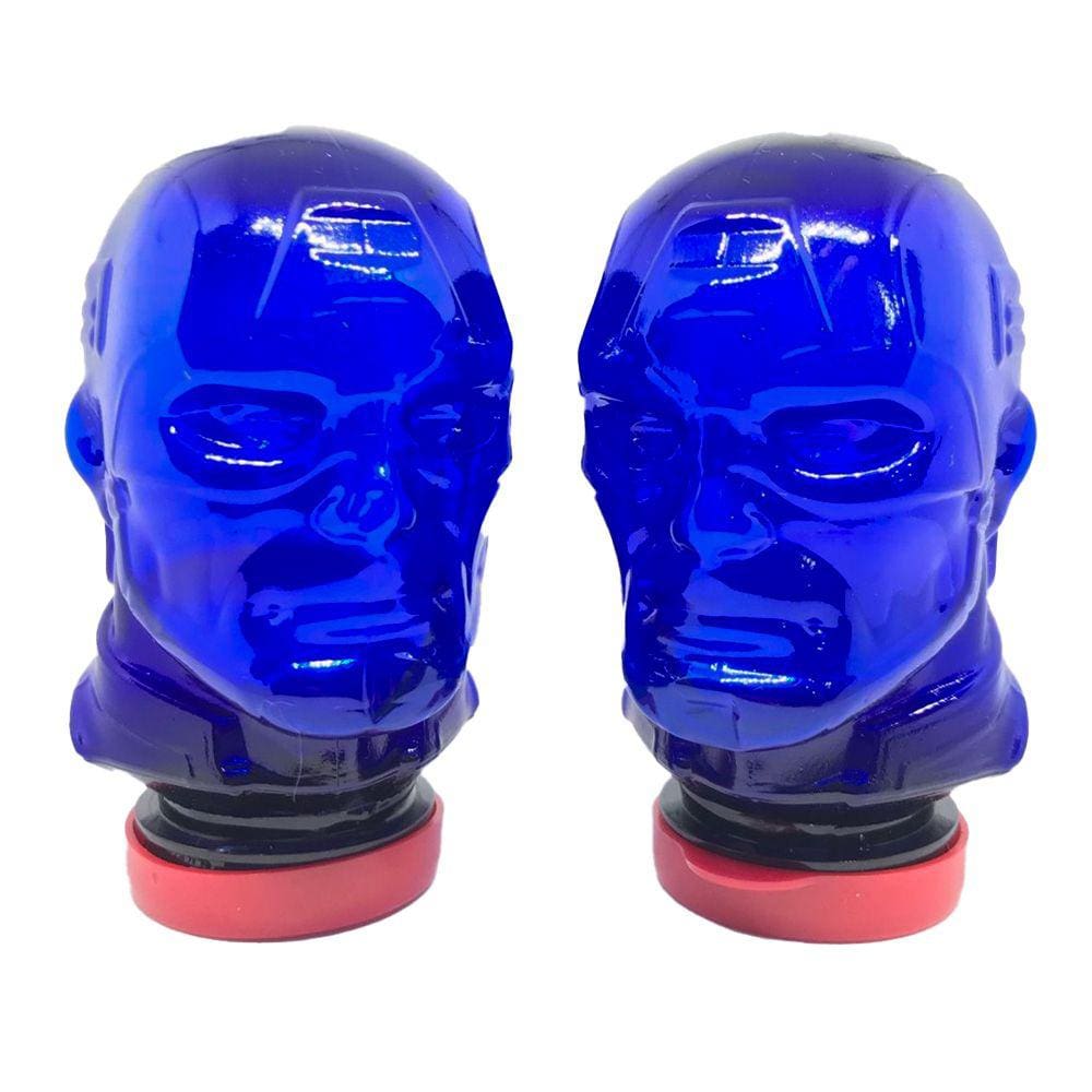 Mini Baleiro Capitão América Garrafinha Pet - 9cm x 6cm