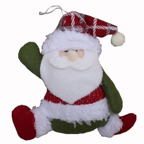 Boneco de papai noel para pendurar segurando meia 11cm 1 pc cromus | Casas Bahia Boneco de papai noel para pendurar segurando meia 11cm 1 pc cromus | Casas Bahia