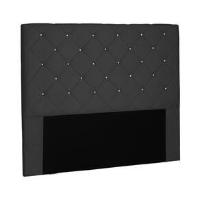 Cabeceira Tania Cama Box King 195Cm Suede Preto