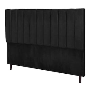 Cabeceira Leblon Para Cama Box Casal 144 Cm Suede Preto