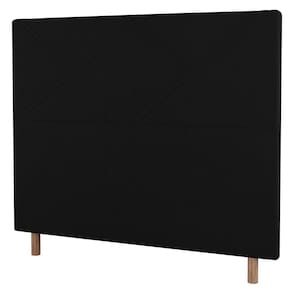 Cabeceira Cama Box Casal Queen Size Cairo 160cm ano Preto