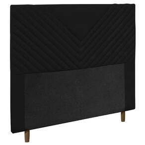 Cabeceira Cama Box Casal Queen Size Viena 160Cm Preto