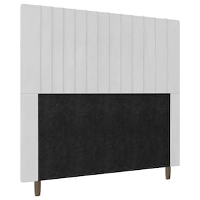 Cabeceira Cama Box Casal King Size Nala 195cm Corano Branco