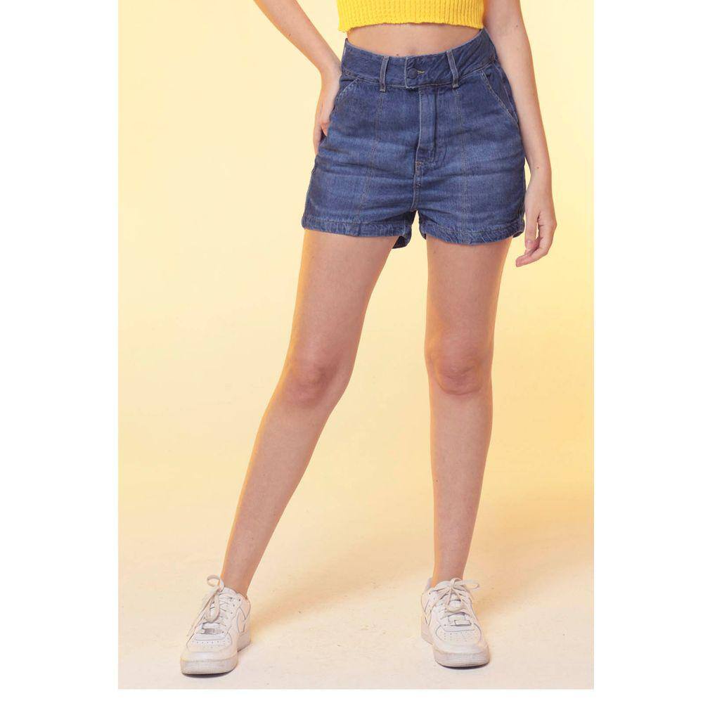 Shorts jeans azul sales escuro