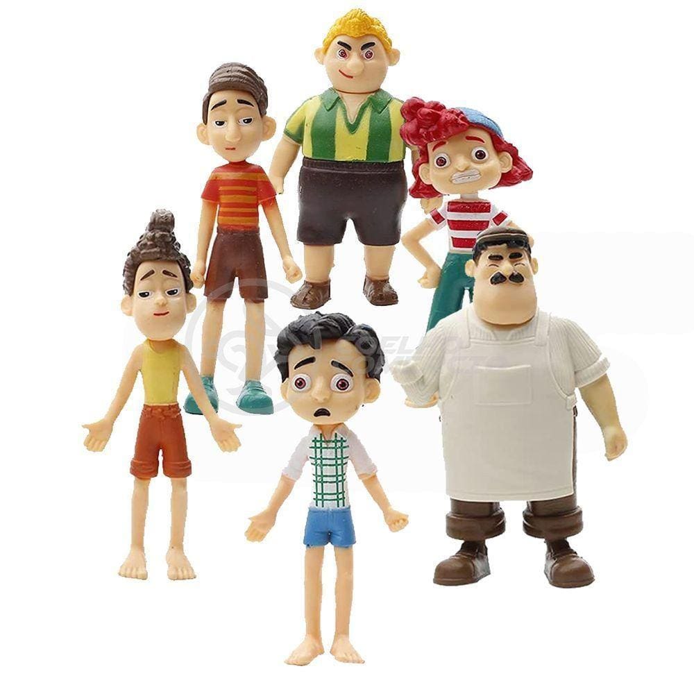 Conjunto Cartela Menino Luca E Seus Amigos 6 Personagens