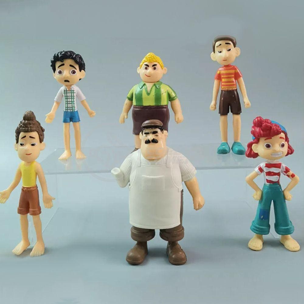 Conjunto Cartela Menino Luca E Seus Amigos 6 Personagens