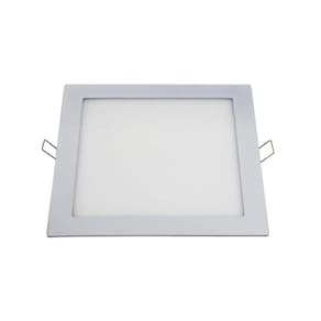 Plafon Painel Led Luminária Downlight Quadrado Branco Frio