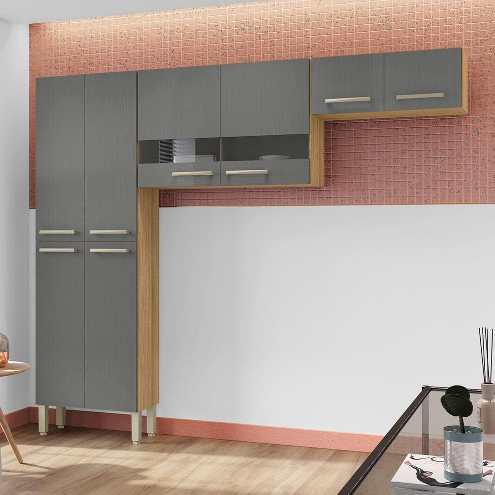 Cozinha Compacta 8 Portas Nala Kits Paraná