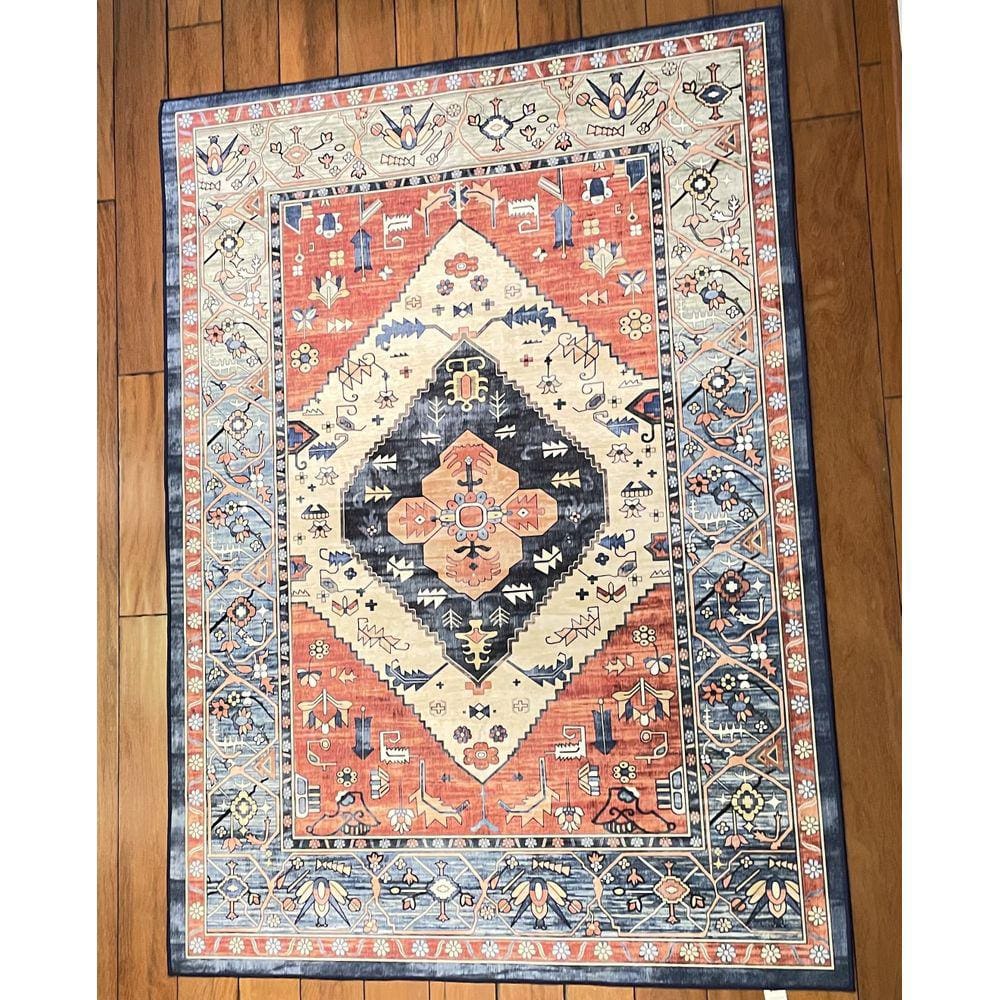 Tapete Delhi 1,00 x 1,50 m - Vermelho