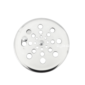 Tampa Ralo Grelha Redonda 10x10cm Inox Função Abre / Fecha