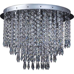 Plafon Proteu Cristal Para Led Diametro 43 Cm