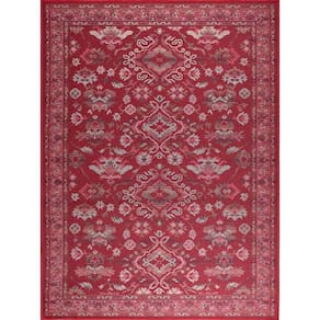 Tapete Funcional Medalhão 0,50 x 0,80 - Vermelho