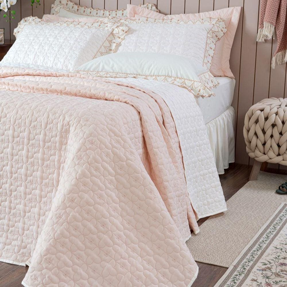 Kit Coordenada 2 Peças Solteiro Charlote Lavive - Rose