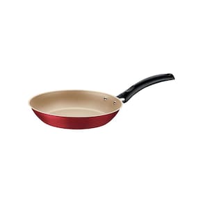 Frigideira Turim Em Aluminio Com Revestimento Interno E Externo Em Antiaderente Starflon Max Vermelha 24 Cm