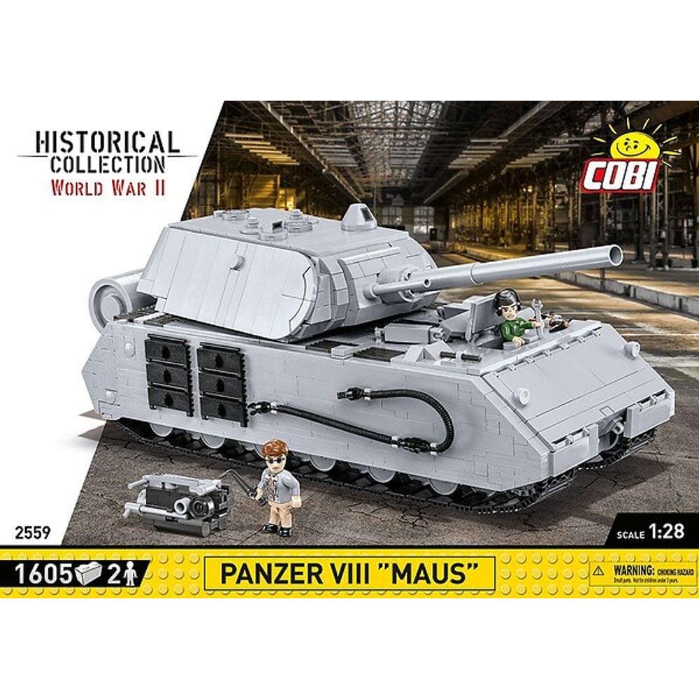 Cobi 2559- Tanque Militar Alemao Panzer Viii Blocos Para Montar Com 1605 Pcs