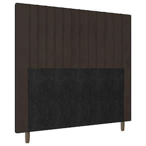 Cabeceira Cama Box Casal Queen Size Nala 160cm Suede Marrom
