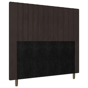 Cabeceira Cama Box Casal Queen 160cm Veludo Marrom
