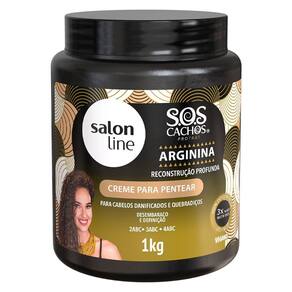 Creme De Pentear Salon Line SOS Arginina Reconstrução 1kg